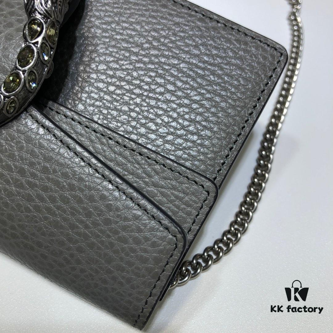 693090f66e68136f4d9a9a4a GUCCI Hot Sale, Authentic Quality, Top Original Single Item, Real Photo, Model No.: 476432 Gray, Size: 16.5 cm (W) x 10 cm (H) x 4.5 cm (D), In Stock