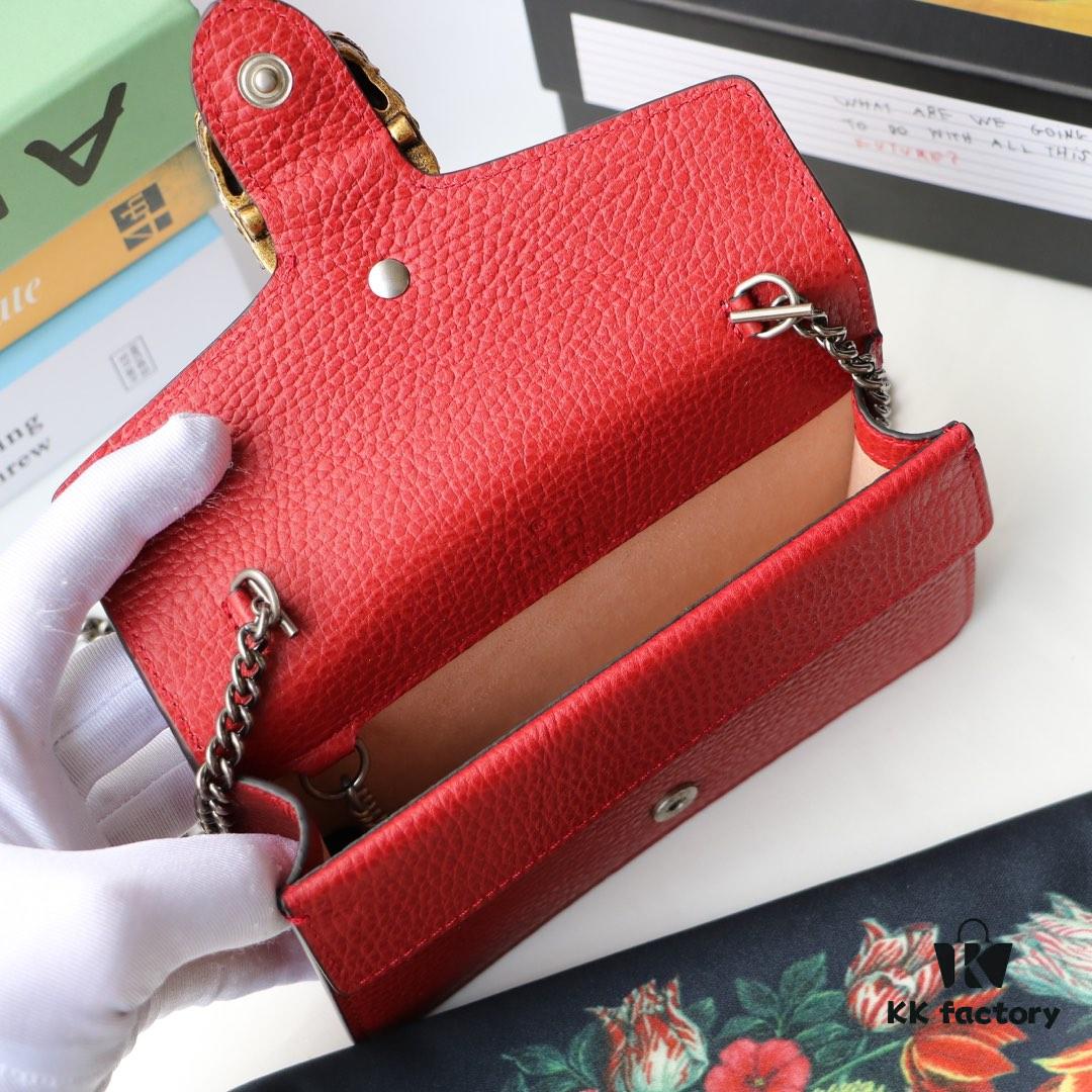 693090ff6e68136f4d9a9a59 GUCCI Hot Item, Boutique Quality, Top-Tier Original Order Piece, Actual Product Photography. Model No.: 476432 Red/Full Leather. Dimensions: 16.5 cm (W) x 10 cm (H) x 4.5 cm (D). In Stock and Ready to Ship!