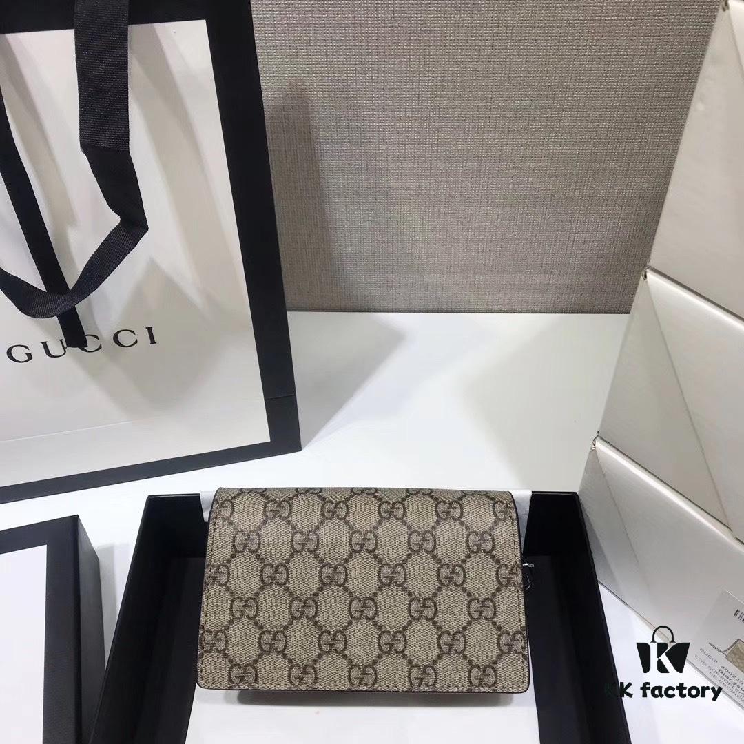 693091096e68136f4d9a9a6a Original Factory Leather 😀 GUCCI Italian Original Leather, Boutique Quality, Actual Item Photos. Model Number: 476432 Brown Khaki. Dimensions: 16.5 cm (W) x 10 cm (H) x 4.5 cm (D). In Stock and Ready to Ship!