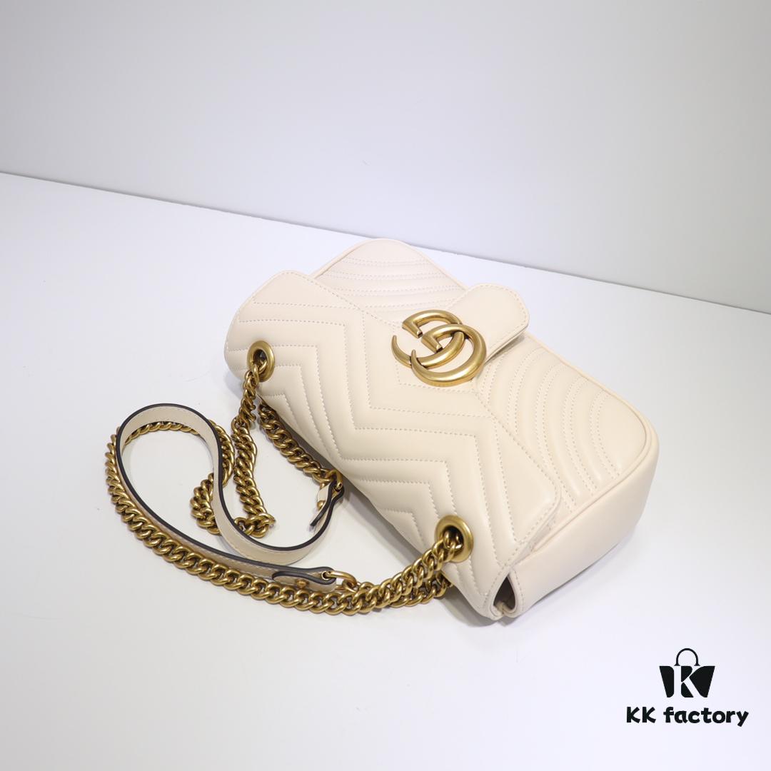 693091306e68136f4d9a9aae GUCCI Latest Bestseller, Authentic Quality, Top-Tier Original Order Item, Real Product Photos, Model No.: 443497 White, Size: 26cm W x 15cm H x 7cm Side Width, In Stock for Immediate Shipment