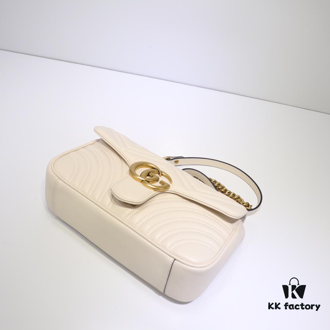 693091316e68136f4d9a9ab0 GUCCI Latest Bestseller, Authentic Quality, Top-Tier Original Order Item, Real Product Photos, Model No.: 443497 White, Size: 26cm W x 15cm H x 7cm Side Width, In Stock for Immediate Shipment