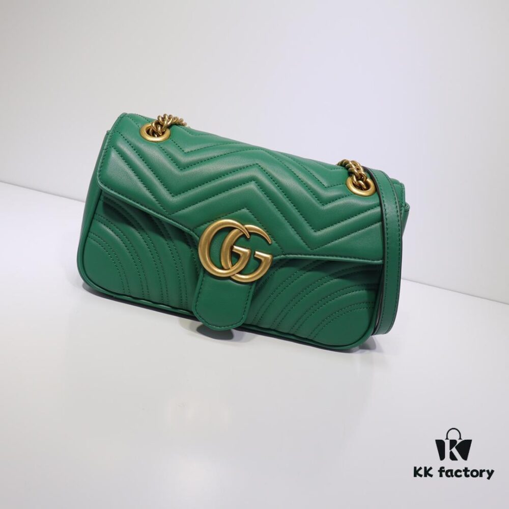 6930913e6e68136f4d9a9ac7 GUCCI New Arrival High-Quality Authentic Stock, Top-Tier Original Order Item, Real Photo Shown, Model No.: 443497 Green, Size: W26x15.5x6cm, Ready Stock (Upgraded Quality)