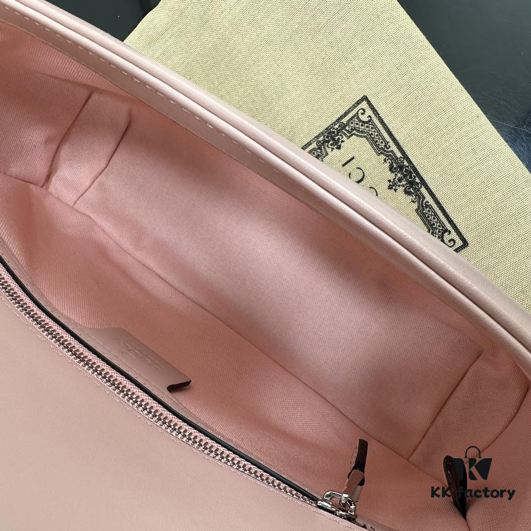 6930913f6e68136f4d9a9aca GUCCI New Arrival Cabinet Quality, Top Original Single Item, Real Photo, Model No. 443497 Pink with Pink Hardware, Size: W26 x H15.5 x D6cm, In Stock