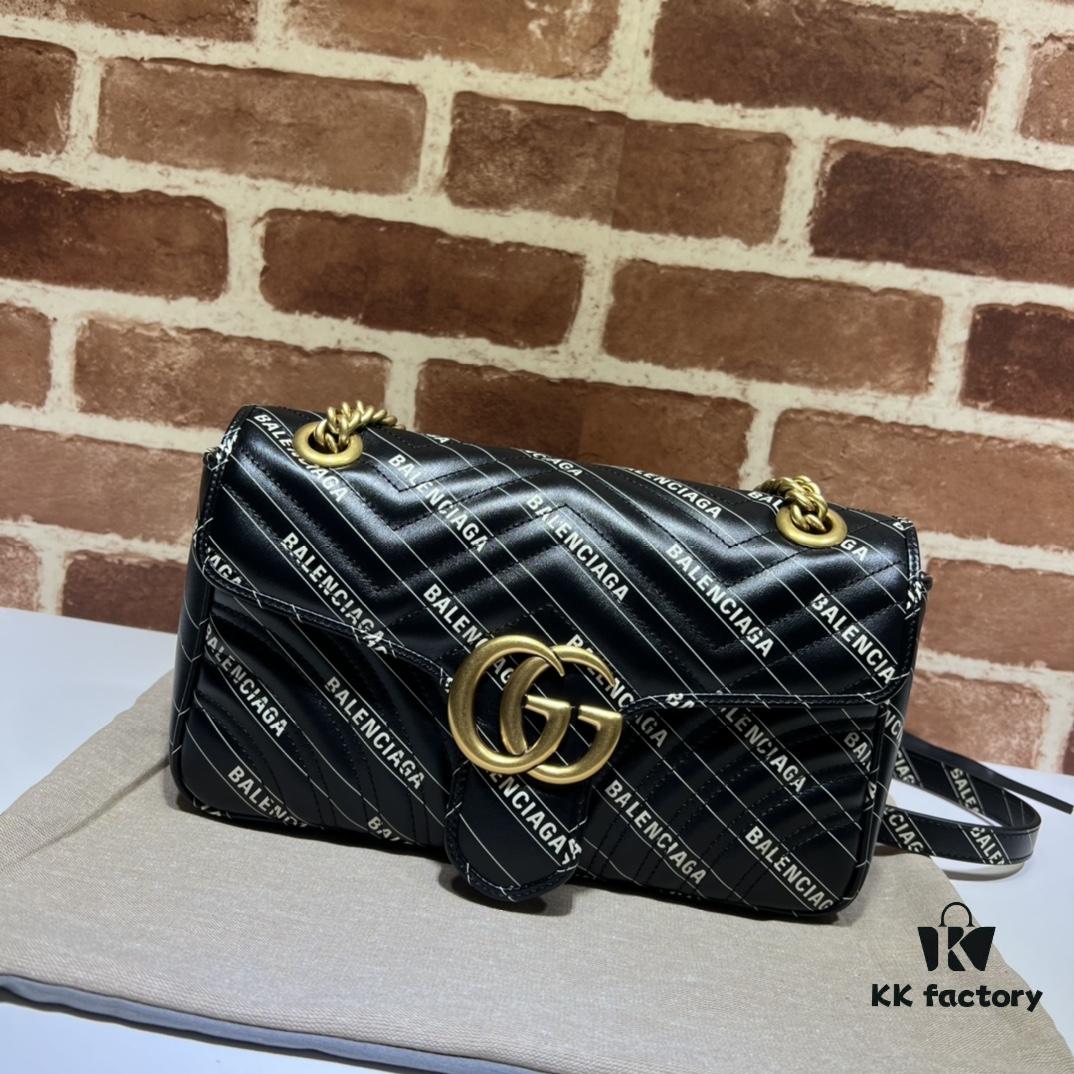 6930914f6e68136f4d9a9ae4 GUCCI New Arrival Cabinet Quality, Top Original Single Item, Actual Photos! Model No. 443497 Calfskin Alliance, Size: 26cm W x 15cm H x 7cm D, In Stock Ready to Ship