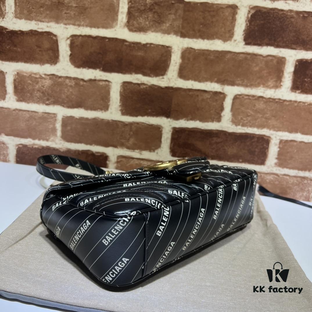 693091516e68136f4d9a9ae6 GUCCI New Arrival Cabinet Quality, Top Original Single Item, Actual Photos! Model No. 443497 Calfskin Alliance, Size: 26cm W x 15cm H x 7cm D, In Stock Ready to Ship