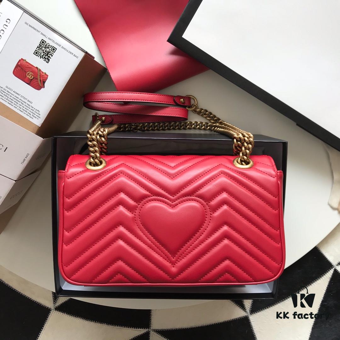 693091566e68136f4d9a9aef Original Factory Leather 😊 GUCCI Italian Original Factory Leather, Counter Quality, Actual Item Photography. Model 443497 Bright Red, Size: 26*15*7cm, In Stock and Ready to Ship
