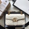 693091596e68136f4d9a9af6 Original Factory Leather 😊 GUCCI Italian Original Leather, Boutique Quality, Actual Photos. Model 443497 White, Size: 26*15*7cm, In Stock and Ready to Ship