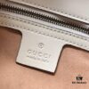 6930915f6e68136f4d9a9aff Original Factory Leather 😊 GUCCI Italian Original Leather, Boutique Quality, Actual Photos. Model 443497 White, Size: 26*15*7cm, In Stock and Ready to Ship