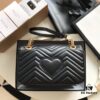 6930915f6e68136f4d9a9b00 Original Factory Leather 😊 GUCCI Italian Original Leather, Boutique Quality, Actual Item Photos. Model 443497 Black, Size: 26*15*7cm, In Stock and Ready to Ship