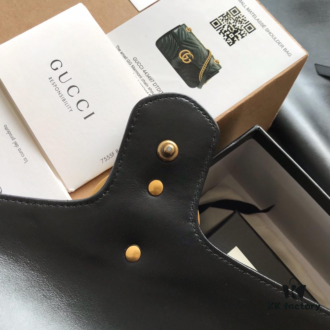 693091626e68136f4d9a9b06 Original Factory Leather 😊 GUCCI Italian Original Leather, Boutique Quality, Actual Item Photos. Model 443497 Black, Size: 26*15*7cm, In Stock and Ready to Ship