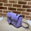 693091716e68136f4d9a9b1f GUCCI Counter Quality, Top Original Single Item, Real Photo! Model No. 443497 Light Purple, Size: 26cm (W) x 15cm (H) x 7cm (Side Width), In Stock