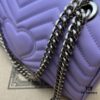 693091726e68136f4d9a9b22 GUCCI Counter Quality, Top Original Single Item, Real Photo! Model No. 443497 Light Purple, Size: 26cm (W) x 15cm (H) x 7cm (Side Width), In Stock