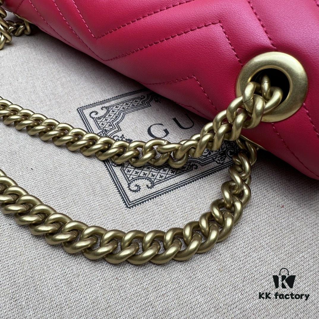6930917e6e68136f4d9a9b36 GUCCI Latest Bestseller, Counter Quality, Top Original Single Item, Actual Photos, Model Number: 443497 New Red, Size: 26 x 15 x 7 cm
