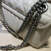 693091836e68136f4d9a9b3f GUCCI New Arrival Cabinet Quality, Top Original Single Item, Actual Photos, Model No. 443497 White Checkered Pattern, Size: W26x15.5x6cm, In Stock Ready to Ship