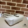 693091836e68136f4d9a9b40 GUCCI New Arrival Cabinet Quality, Top Original Single Item, Actual Photos, Model No. 443497 White Checkered Pattern, Size: W26x15.5x6cm, In Stock Ready to Ship