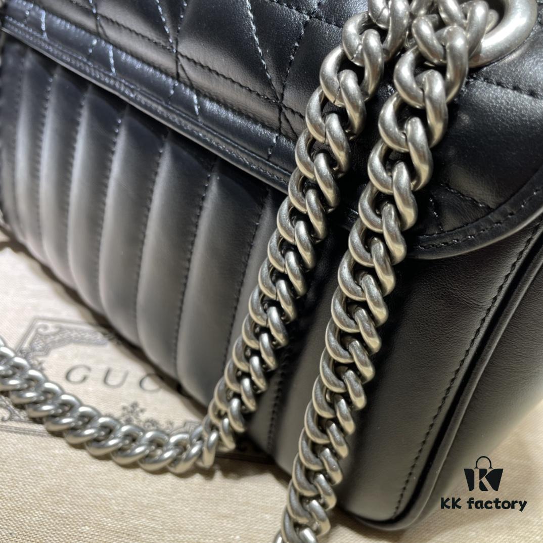 6930918e6e68136f4d9a9b52 GUCCI New Arrival Cabinet Quality, Top Original Single Item, Actual Photos, Model No. 443497 Square Check, Size: W26 x H15.5 x D6cm, In Stock
