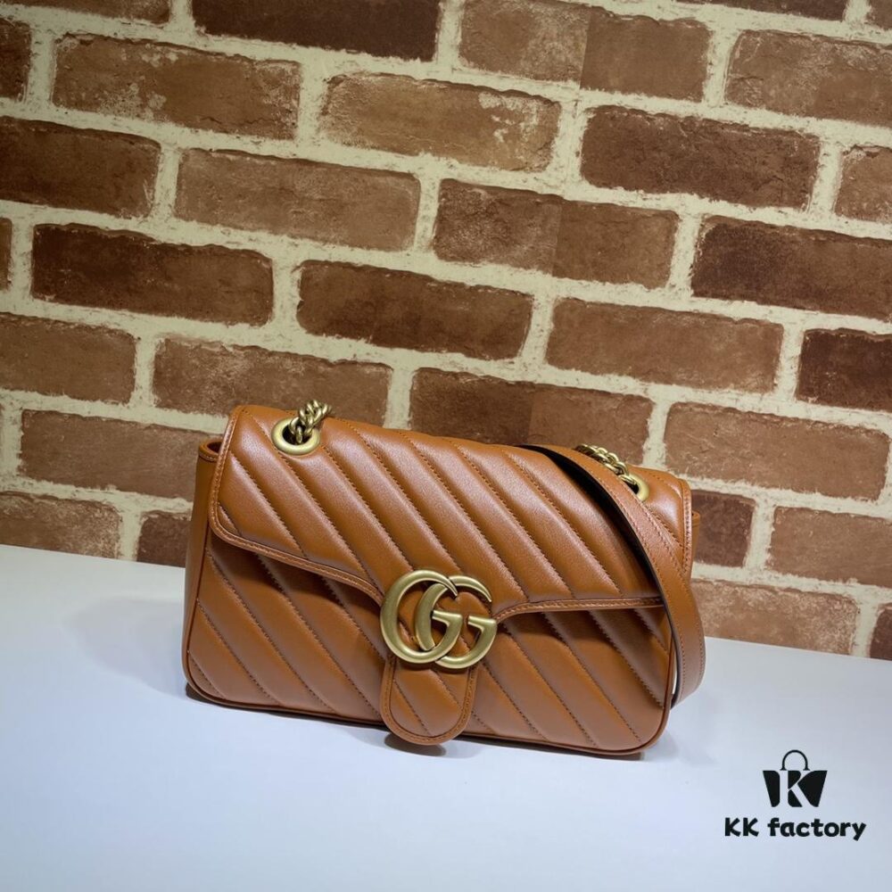 693091996e68136f4d9a9b64 GUCCI New Arrival High-Quality Authentic Stock, Top-Tier Original Order Item, Real Photo! 443497 Brown, Size: 26cm (W) x 15cm (H) x 7cm (Side Width), In Stock and Ready to Ship