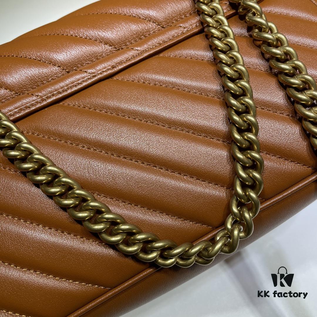 6930919e6e68136f4d9a9b6b GUCCI New Arrival High-Quality Authentic Stock, Top-Tier Original Order Item, Real Photo! 443497 Brown, Size: 26cm (W) x 15cm (H) x 7cm (Side Width), In Stock and Ready to Ship