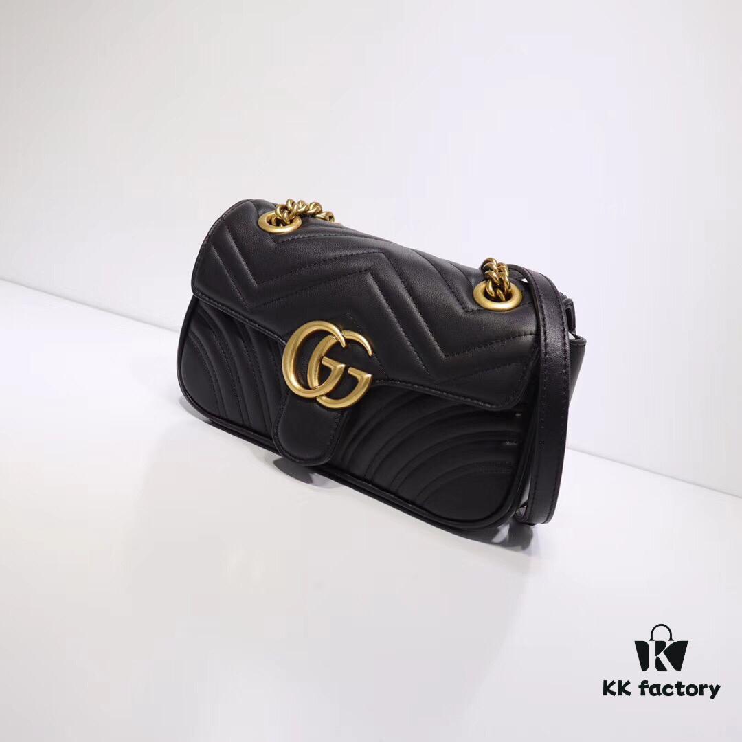 693091a86e68136f4d9a9b80 GUCCI New Arrival Cabinet Quality, Top Original Single Item, Real Photo, Model No. 446744 in Grey, Size W23xH14xD6cm, In Stock