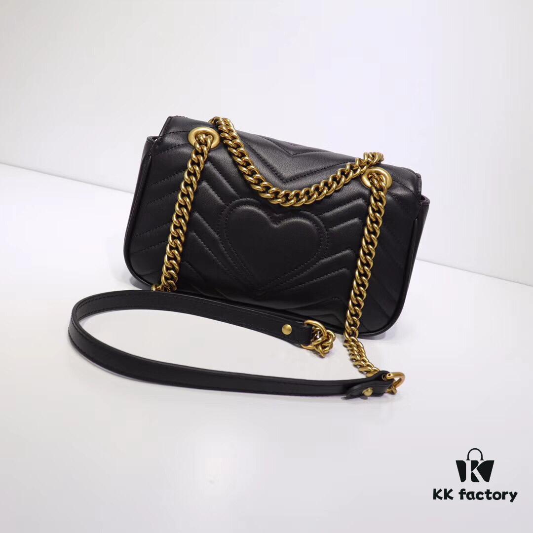693091a96e68136f4d9a9b81 GUCCI New Arrival Cabinet Quality, Top Original Single Item, Real Photo, Model No. 446744 in Grey, Size W23xH14xD6cm, In Stock