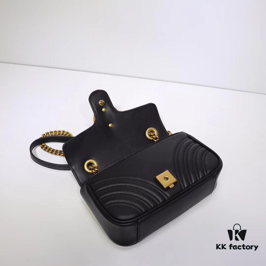 693091aa6e68136f4d9a9b84 GUCCI New Arrival Cabinet Quality, Top Original Single Item, Real Photo, Model No. 446744 in Grey, Size W23xH14xD6cm, In Stock