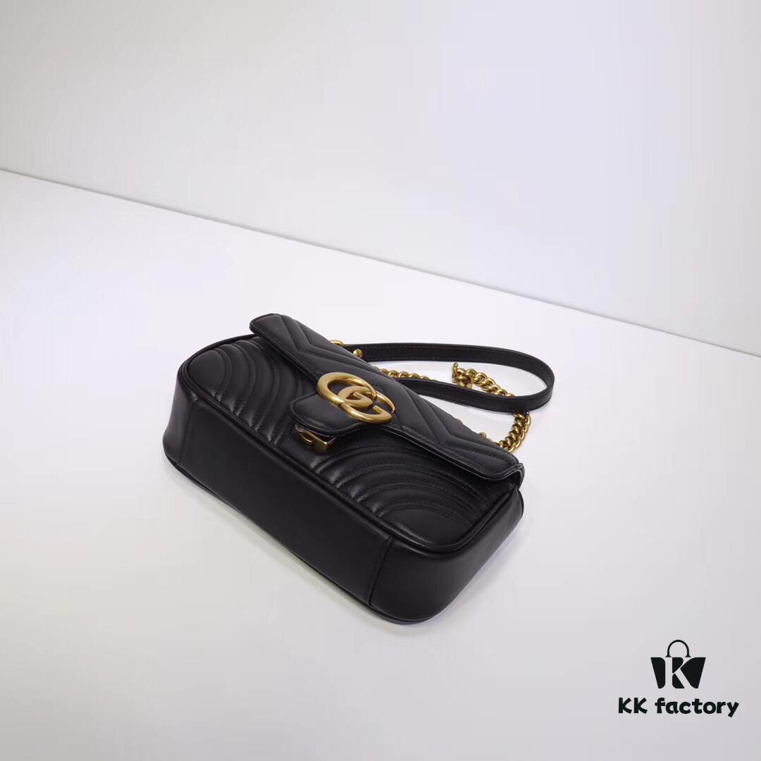 693091ab6e68136f4d9a9b86 GUCCI New Arrival Cabinet Quality, Top Original Single Item, Real Photo, Model No. 446744 in Grey, Size W23xH14xD6cm, In Stock