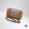 693091ad6e68136f4d9a9b89 GUCCI New Arrival Cabinet Quality, Top Original Single Item, Actual Photos, Model Number 446744 Milk Tea Color, Size W23xH14xD6cm, In Stock