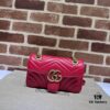 693091b56e68136f4d9a9b9a GUCCI New Model Cabinet Quality, Top Original Single Item, Actual Photos, Model Number 446744 New Red, Size W23xH14xD6cm, In Stock