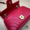 693091b96e68136f4d9a9ba1 GUCCI New Model Cabinet Quality, Top Original Single Item, Actual Photos, Model Number 446744 New Red, Size W23xH14xD6cm, In Stock