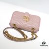 693091bd6e68136f4d9a9ba9 GUCCI New Arrival Cabinet Quality, Top Original Single Item, Actual Photos, Model No. 446744 Nude Pink, Size W23xH14xD6cm, In Stock