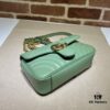 693091c46e68136f4d9a9bb7 GUCCI High-End Original Stock, Counter Quality, Real Photo! Model No. 446744 Light Green, Size: 23x14x6 cm