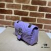 693091c96e68136f4d9a9bbd GUCCI Counter Quality, Top Original Single Item, Actual Photos! Model No. 446744 Light Purple, Size: 23cm (W) x 14cm (H) x 6cm (Side Width), In Stock and Ready to Ship