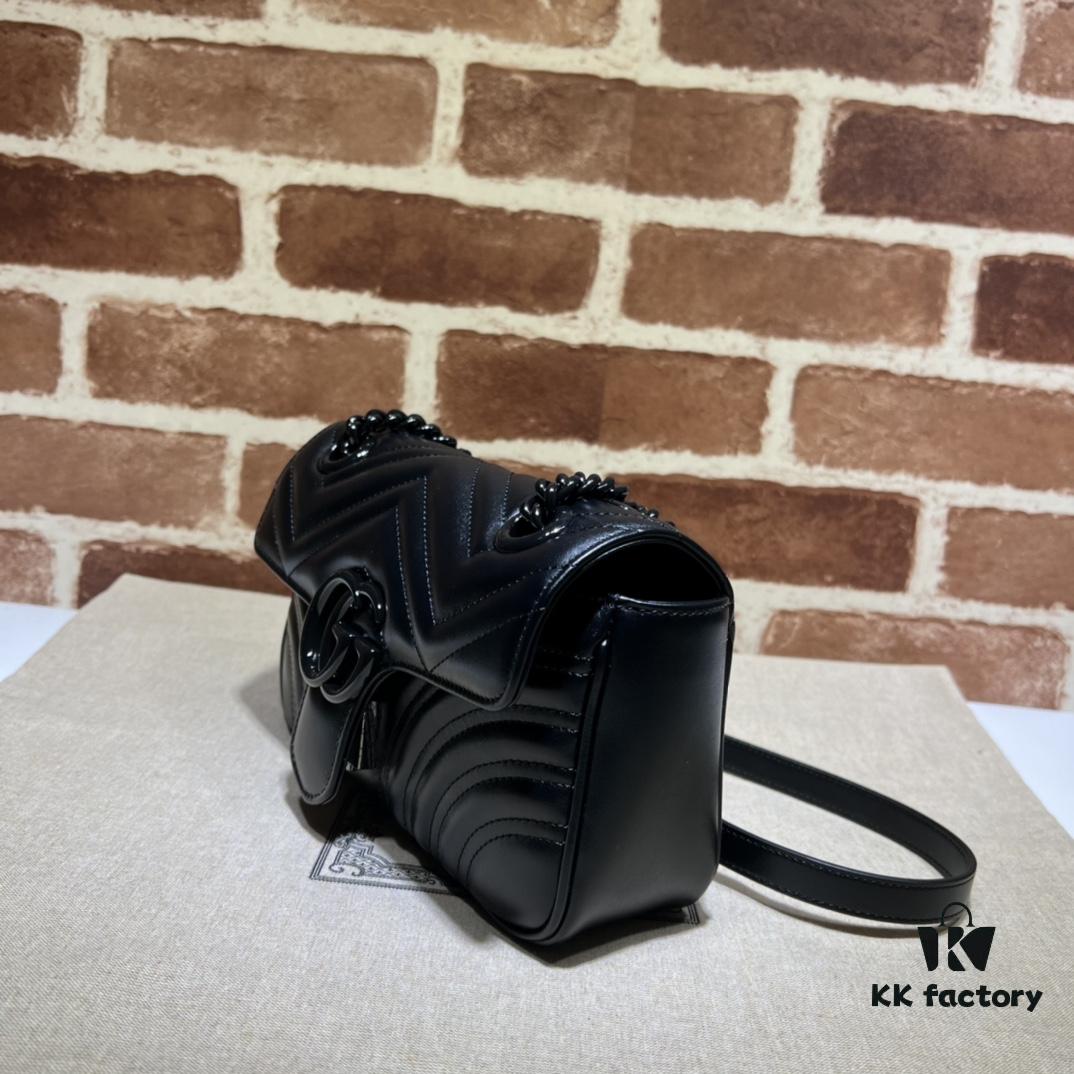 693091d26e68136f4d9a9bcd GUCCI New Arrival High-Quality Authentic Stock, Item No. 446744 Crocodile Skin with Gold Hardware, Size W23xH14xD6cm