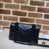 693091d36e68136f4d9a9bd0 GUCCI New Arrival High-Quality Authentic Stock, Item No. 446744 Crocodile Skin with Gold Hardware, Size W23xH14xD6cm