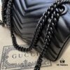 693091d76e68136f4d9a9bd5 GUCCI New Arrival High-Quality Authentic Stock, Item No. 446744 Crocodile Skin with Gold Hardware, Size W23xH14xD6cm