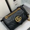693091d96e68136f4d9a9bd8 Original Factory Leather 😀 GUCCI Italian Original Leather, Counter Quality, Real Product Photos. Model 446744 Black, Size: 22*13*6cm, In Stock