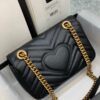 693091d96e68136f4d9a9bda Original Factory Leather 😀 GUCCI Italian Original Leather, Counter Quality, Real Product Photos. Model 446744 Black, Size: 22*13*6cm, In Stock