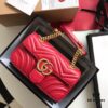 693091e36e68136f4d9a9be7 Original Factory Leather 😊 GUCCI Italian Original Leather, Boutique Quality, Actual Photos. Model 446744 Bright Red, Size: 22*13*6cm, In Stock