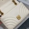 693091e36e68136f4d9a9be8 Original Factory Leather 😊 GUCCI Italian Original Leather, Counter Quality, Real Product Photos. Model 446744 White, Size: 22*13*6cm, In Stock