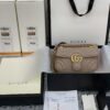 693091e86e68136f4d9a9bef Original Factory Leather 😊 GUCCI Italian Original Leather, Counter Quality, Actual Photos, Model 446744 Milk Tea Color, Size: 22*13*6cm, In Stock
