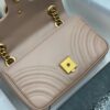 693091eb6e68136f4d9a9bf5 Original Factory Leather 😊 GUCCI Italian Original Leather, Counter Quality, Actual Photos, Model 446744 Milk Tea Color, Size: 22*13*6cm, In Stock