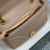 693091ec6e68136f4d9a9bf7 Original Factory Leather 😊 GUCCI Italian Original Leather, Counter Quality, Actual Photos, Model 446744 Milk Tea Color, Size: 22*13*6cm, In Stock