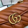 693091ef6e68136f4d9a9bfb Original Factory Leather 😀 GUCCI Italian Original Leather, Counter Quality, Actual Photos. Model 446744 Caramel Color, Size: 22*13*6cm, In Stock