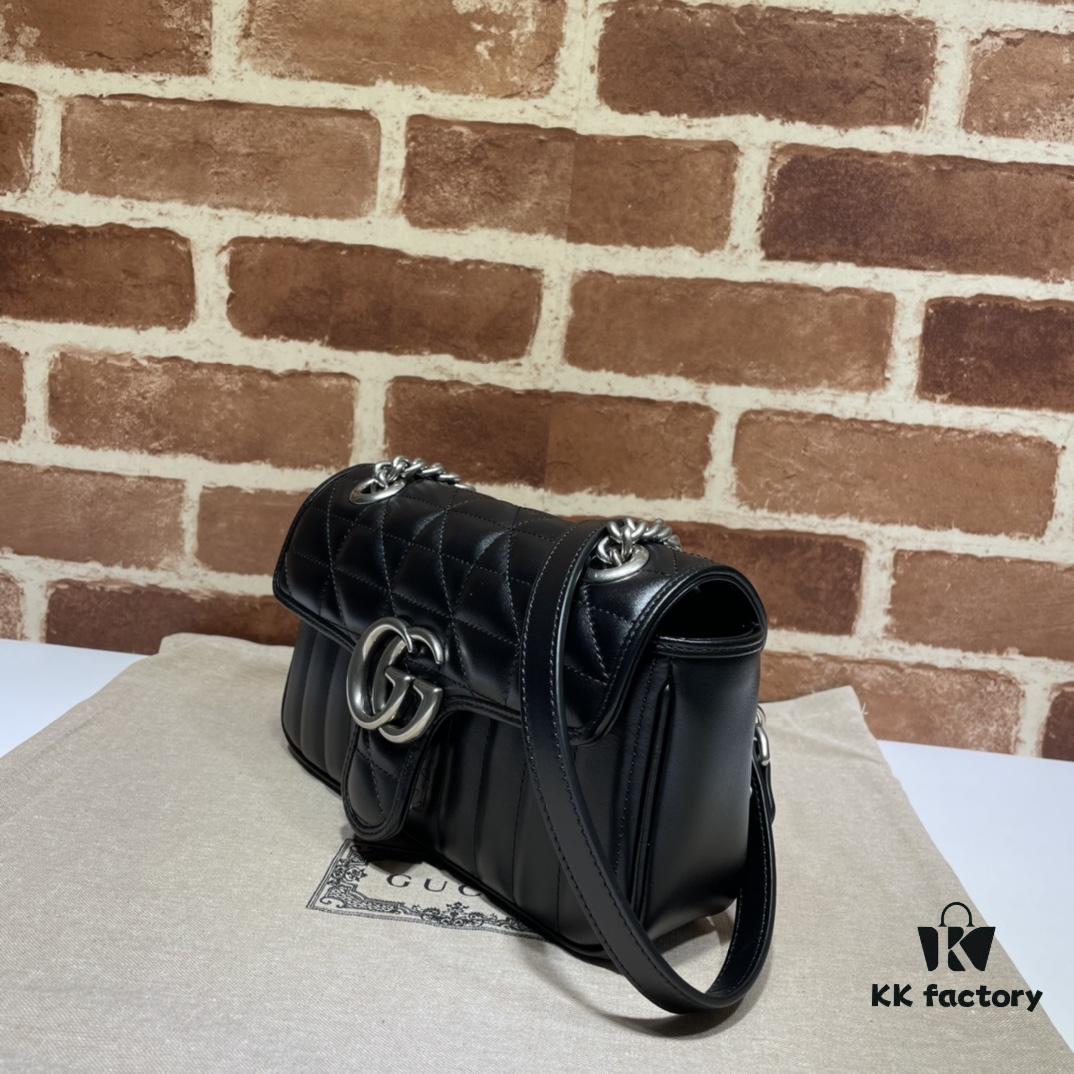 693091fb6e68136f4d9a9c11 GUCCI New Arrival Cabinet Quality, Top Original Single Item, Real Product Photos, Model No. 446744 Kriss Cross Check, Size W23xH14xD6cm, In Stock and Ready to Ship