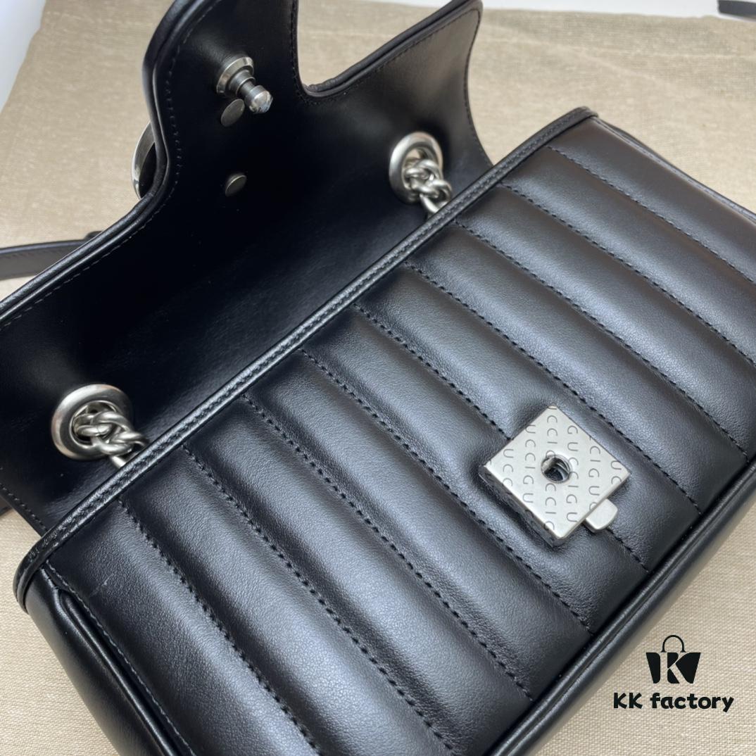693091ff6e68136f4d9a9c17 GUCCI New Arrival Cabinet Quality, Top Original Single Item, Real Product Photos, Model No. 446744 Kriss Cross Check, Size W23xH14xD6cm, In Stock and Ready to Ship