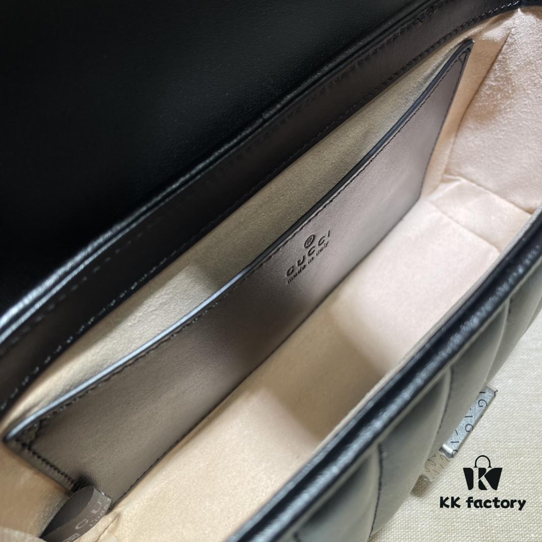 693091ff6e68136f4d9a9c18 GUCCI New Arrival Cabinet Quality, Top Original Single Item, Real Product Photos, Model No. 446744 Kriss Cross Check, Size W23xH14xD6cm, In Stock and Ready to Ship