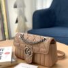 693092016e68136f4d9a9c1a GUCCI New Arrival Cabinet Quality, Top Original Single Item, Actual Photos, Model No. 446744 Rose Beige Checkered Pattern, Size W23xH14xD6cm, In Stock Ready to Ship