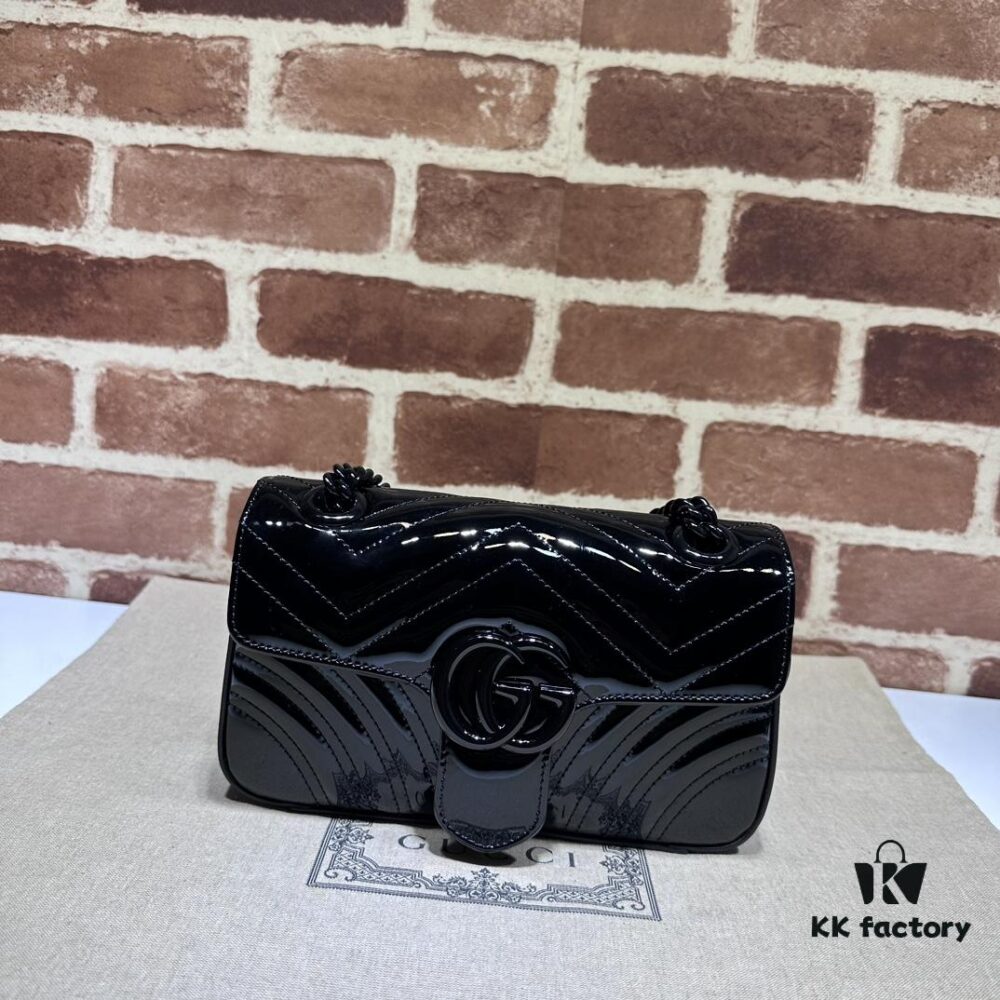6930920b6e68136f4d9a9c2c GUCCI New Arrival Cabinet Quality, Top Original Single Item, Real Photo, Model No. 446744 Coated Leather, Size W23xH14xD6cm In Stock