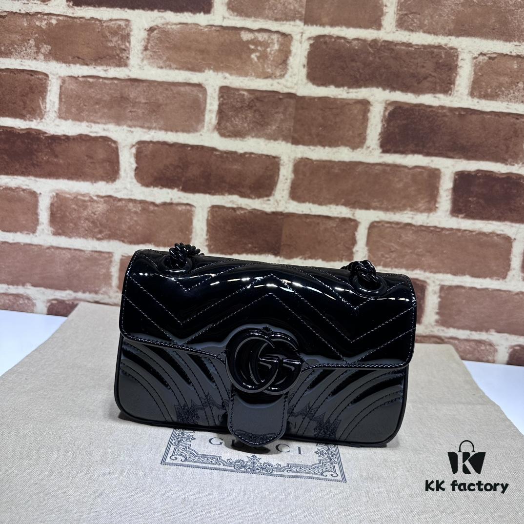 6930920b6e68136f4d9a9c2c GUCCI New Arrival Cabinet Quality, Top Original Single Item, Real Photo, Model No. 446744 Coated Leather, Size W23xH14xD6cm In Stock