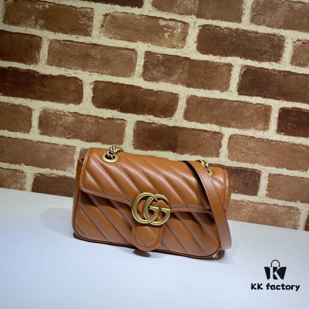693092146e68136f4d9a9c3e GUCCI New Arrival High-Quality Authentic Stock, Top-Tier Original Order Item, Real Product Photos! 446744 Brown, Size: 23cm W x 14cm H x 6cm D, In Stock Ready to Ship